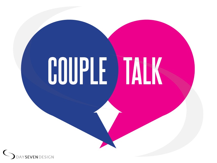 logo couple talk